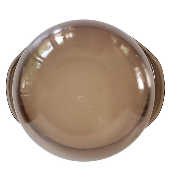 Vintage Pyrex Amber Glass Casserole Dish With Lid - Microwave & Oven Safe 1.5 Qt - Picture 9 of 11